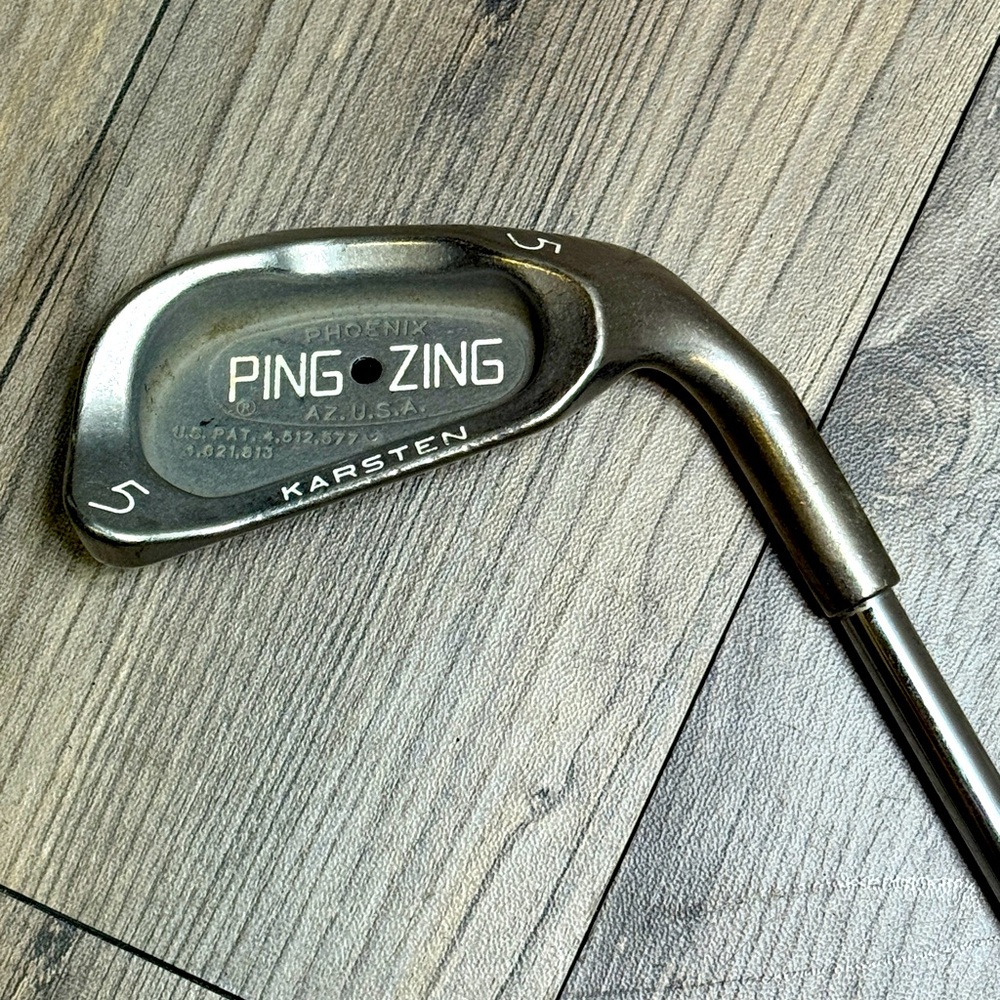 Ping Zing 5-Iron Black Dot Karsten Stiff Steel Right Handed Iron Men's Golf Club